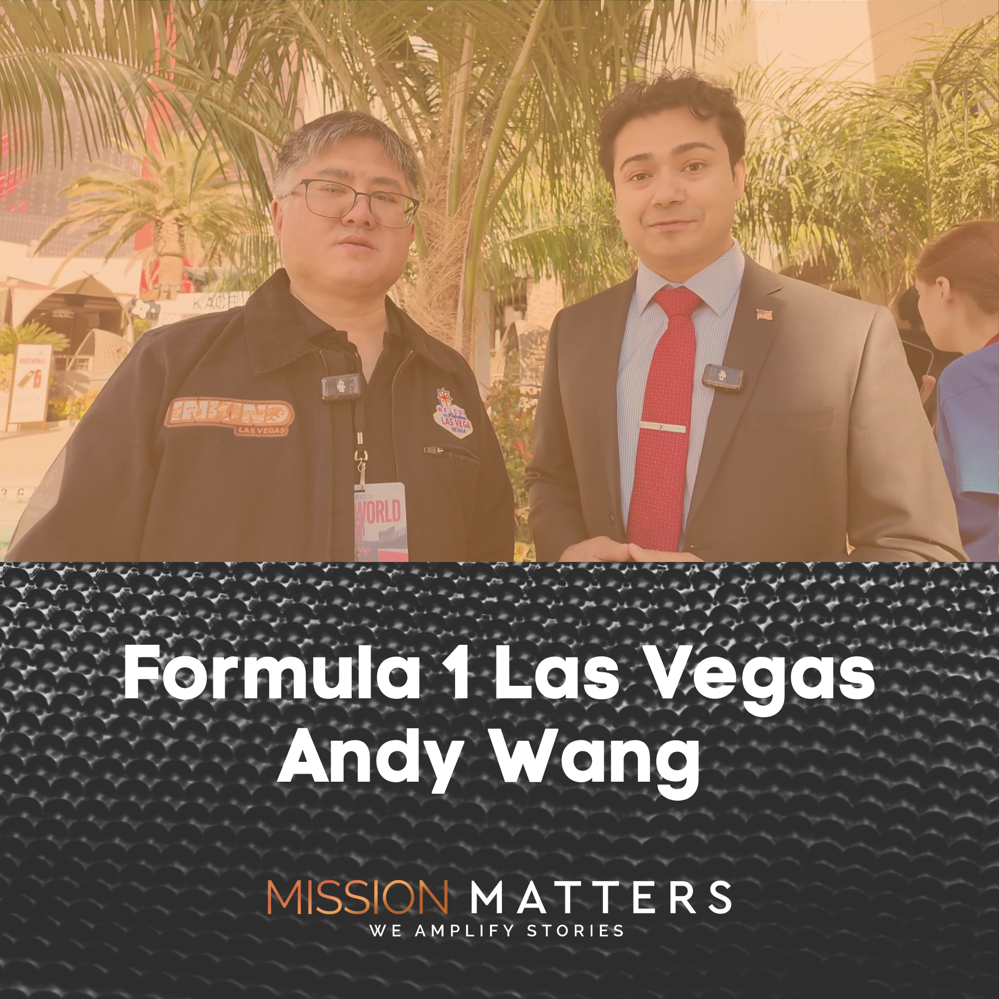 Andy Wang Interviewed at Indulge: Race World Edition at Resorts World Las Vegas