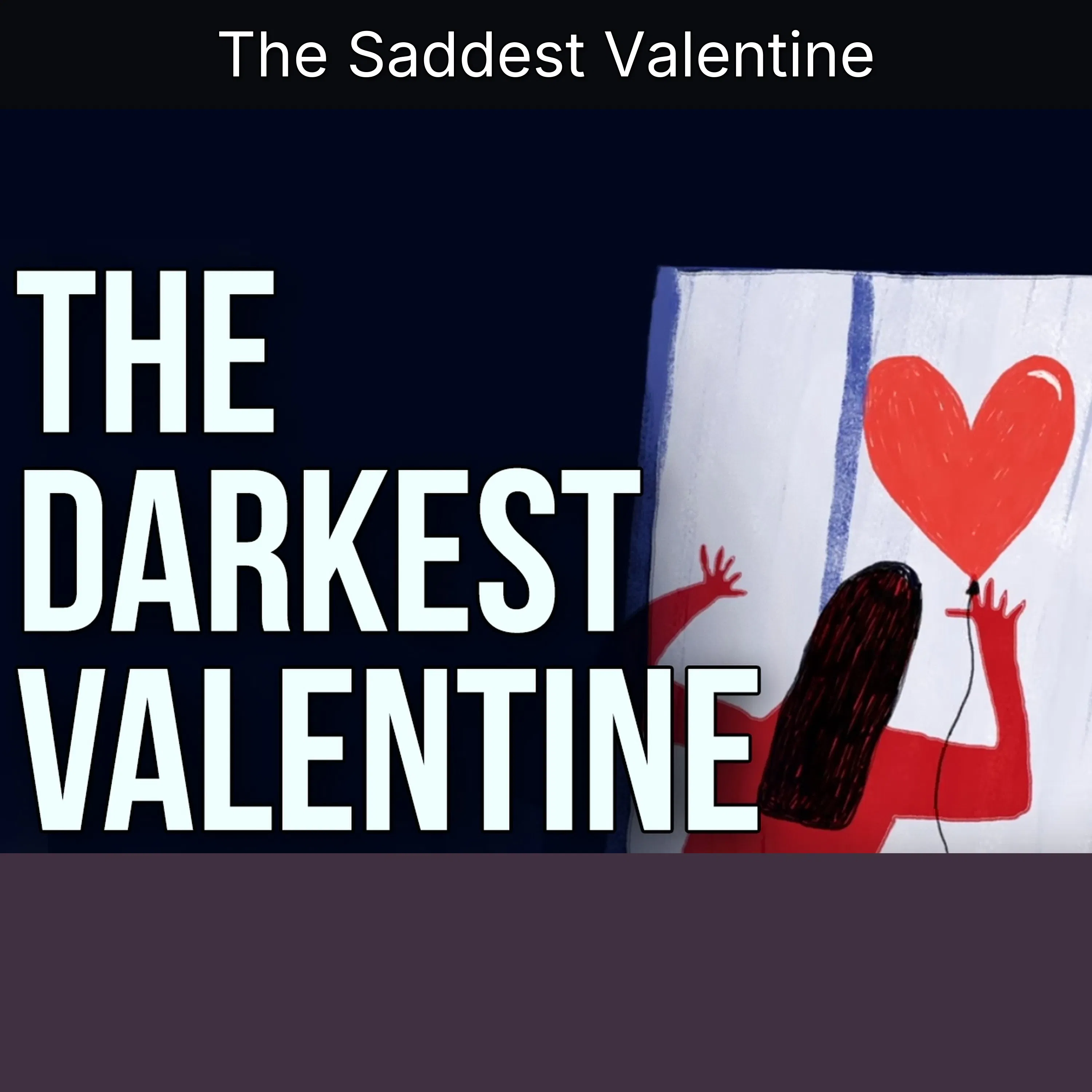 The Saddest Valentine episode artwork