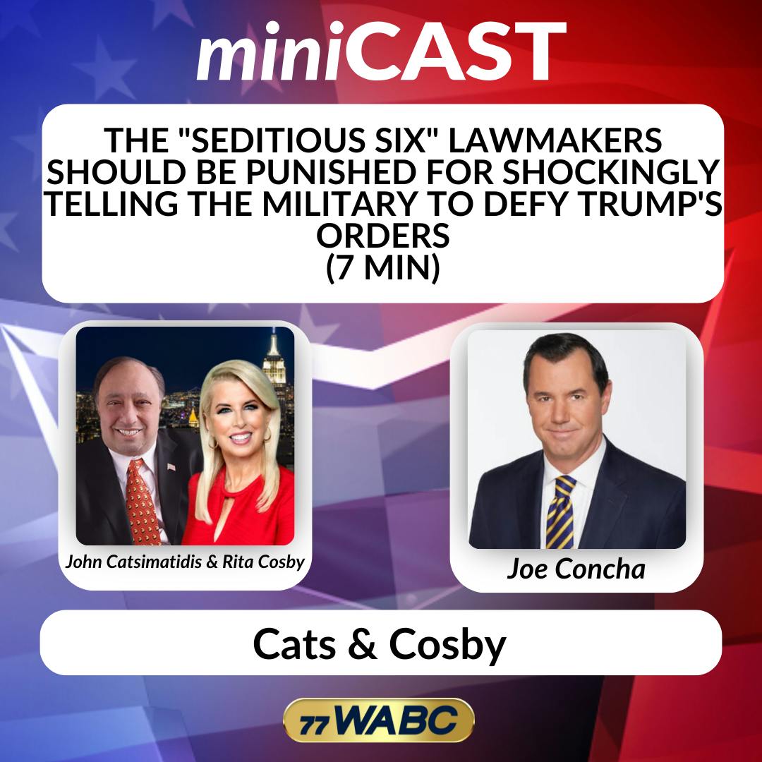 Joe Concha: The "Seditious Six" Lawmakers Should Be Punished for Shockingly Telling the Military to Defy Trump's Orders (7 min) Joe Concha: The "Seditious Six" Lawmakers Should Be Punished for Shockingly Telling the Military to Defy Trump's Orders (7 min)