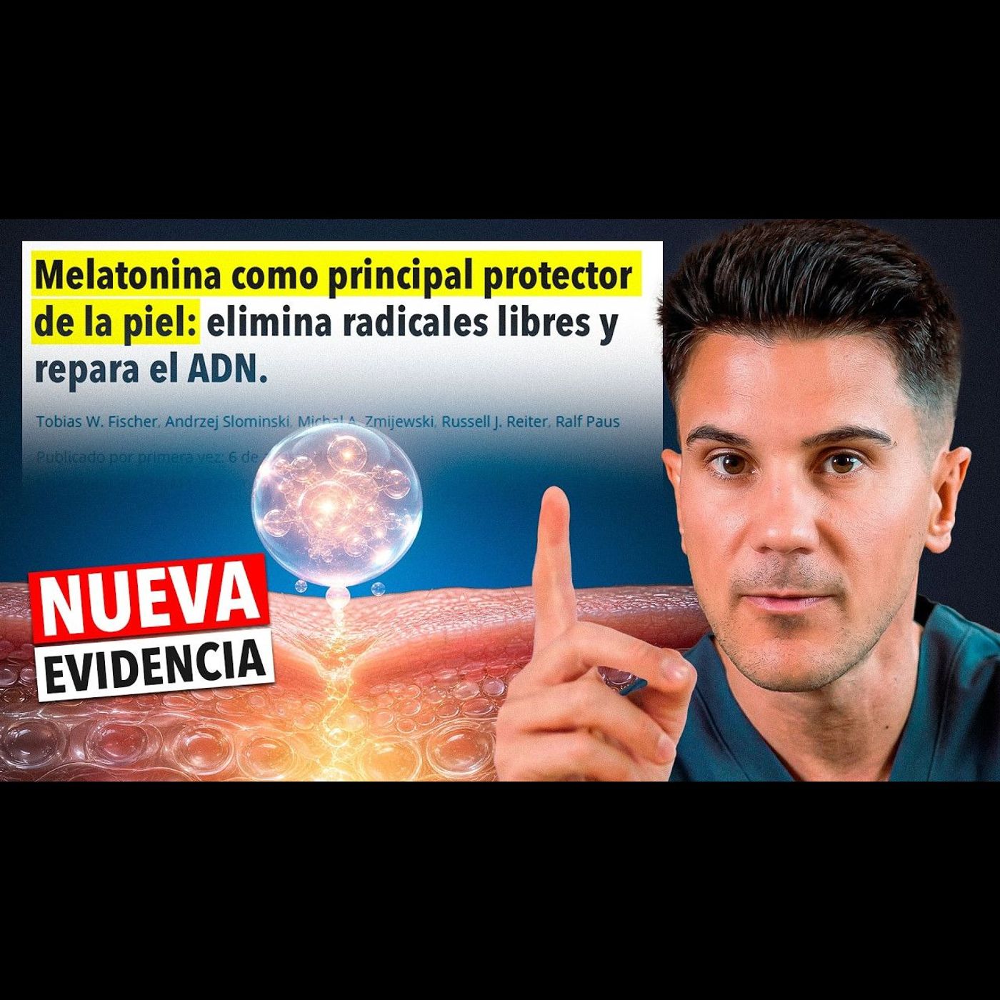MELATONINA: El antioxidante más POTENTE para tu PIEL (y no la estás usando)