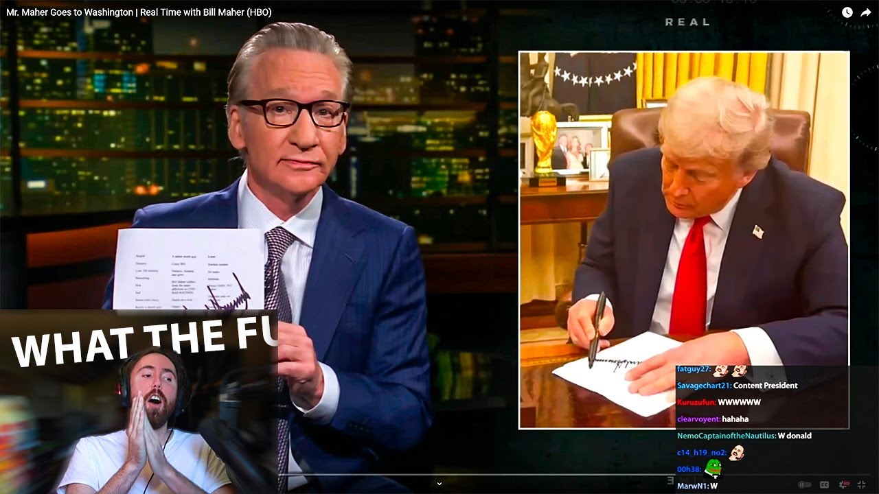 Bill Maher met Donald Trump | Asmongold TV