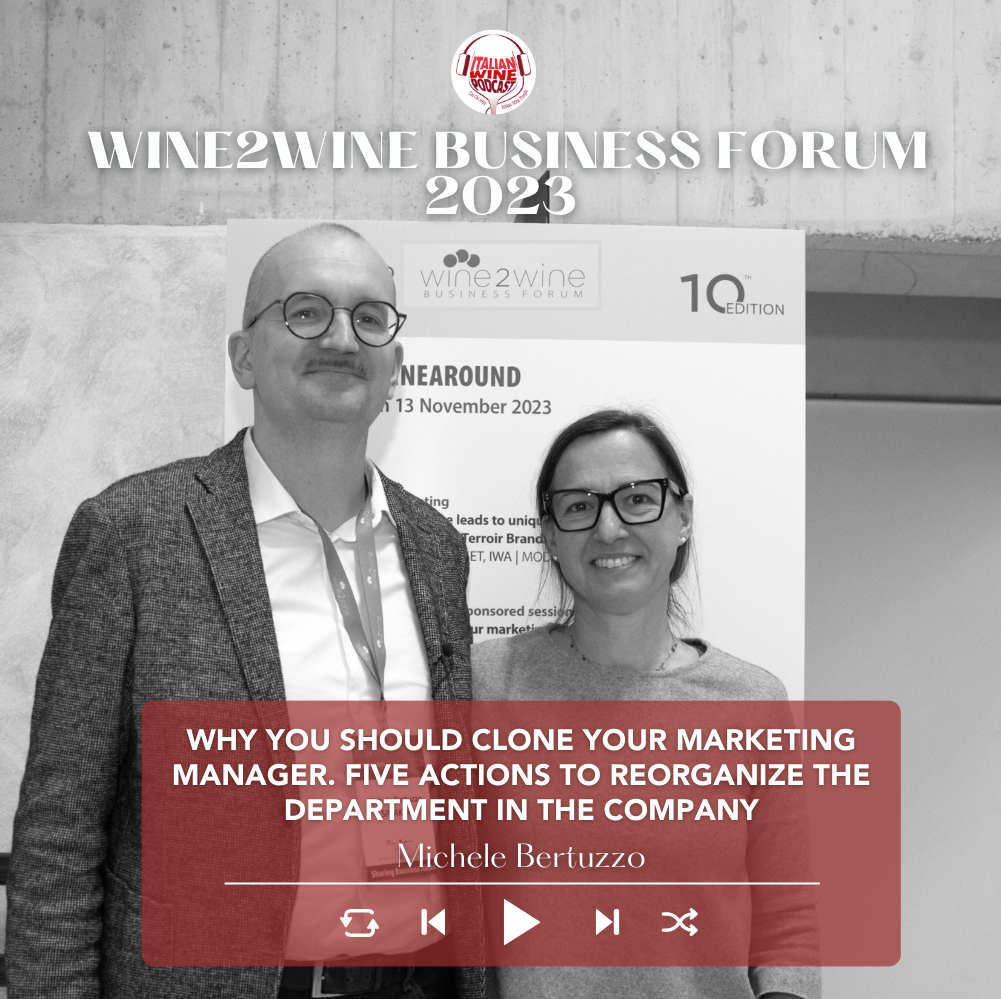 Why you should clone your marketing manager | wine2wine Business Forum 2023