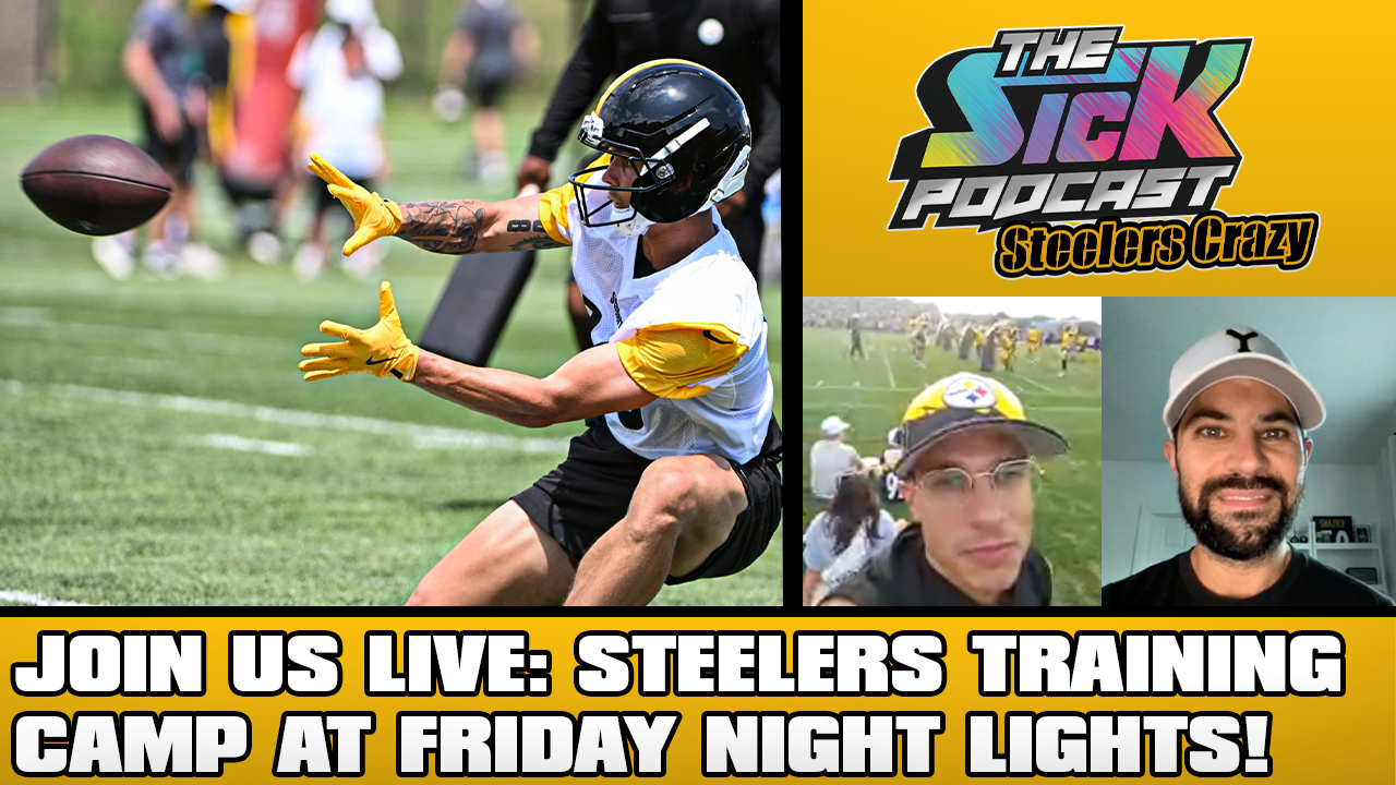 Steelers Talk #227 - Join Us Live: Steelers Training Camp at Friday Night Lights! episode artwork