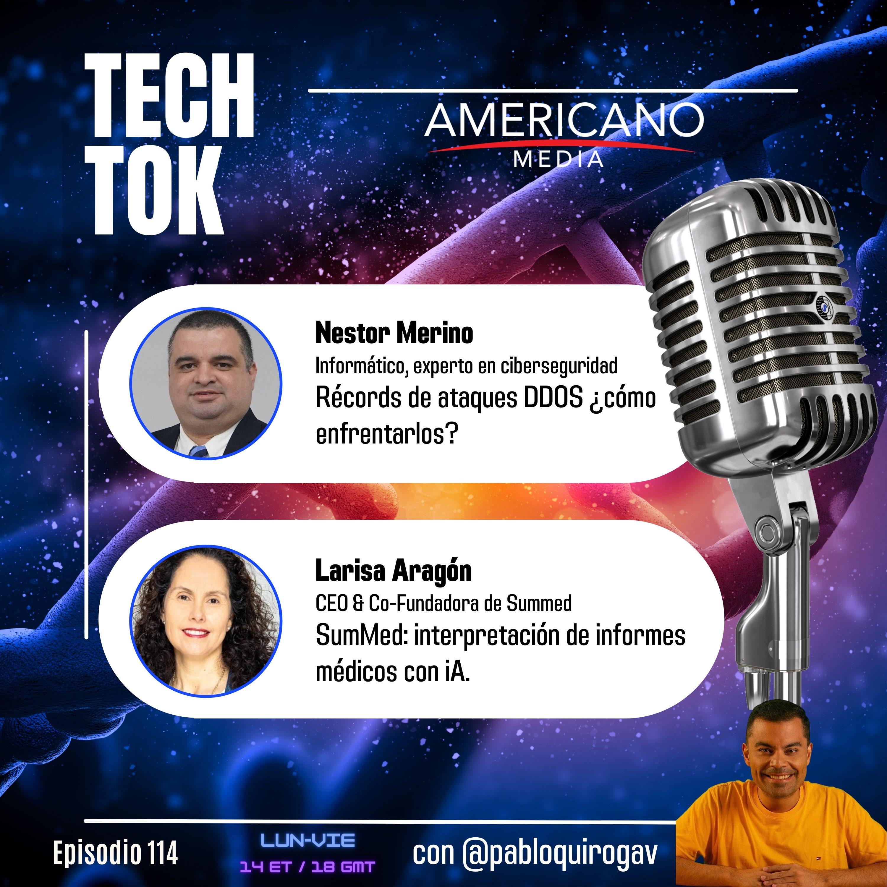 EP114: ataques DDOS + plataforma de interpretación de exámenes médicos episode artwork