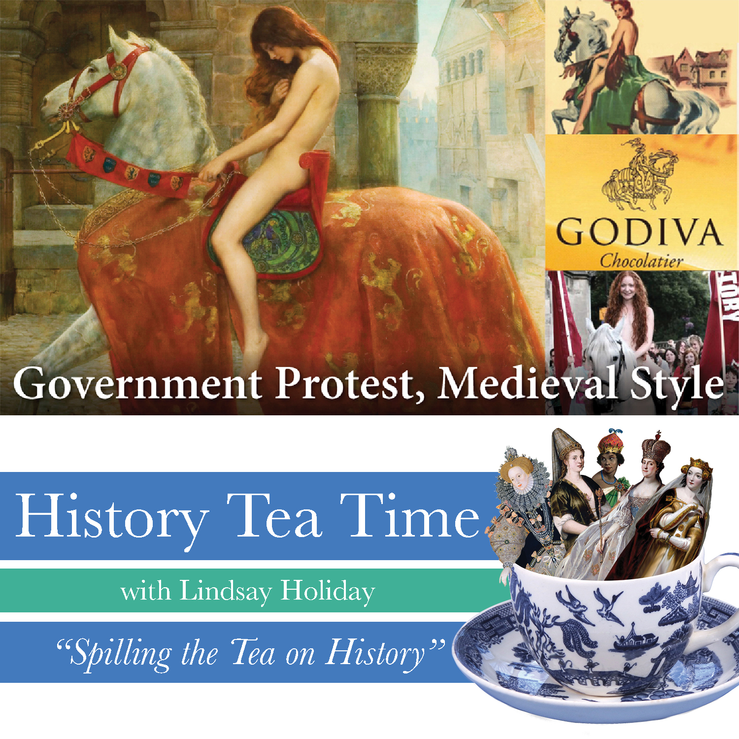 Lady Godiva, Medieval Nude Equestrian