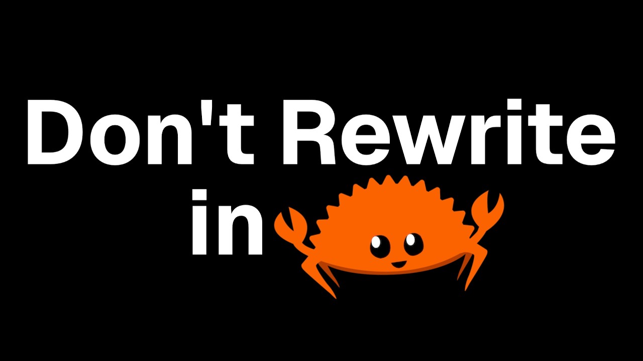 JavaScript is fast enough (don't rewrite your code) | Theo - t3․gg