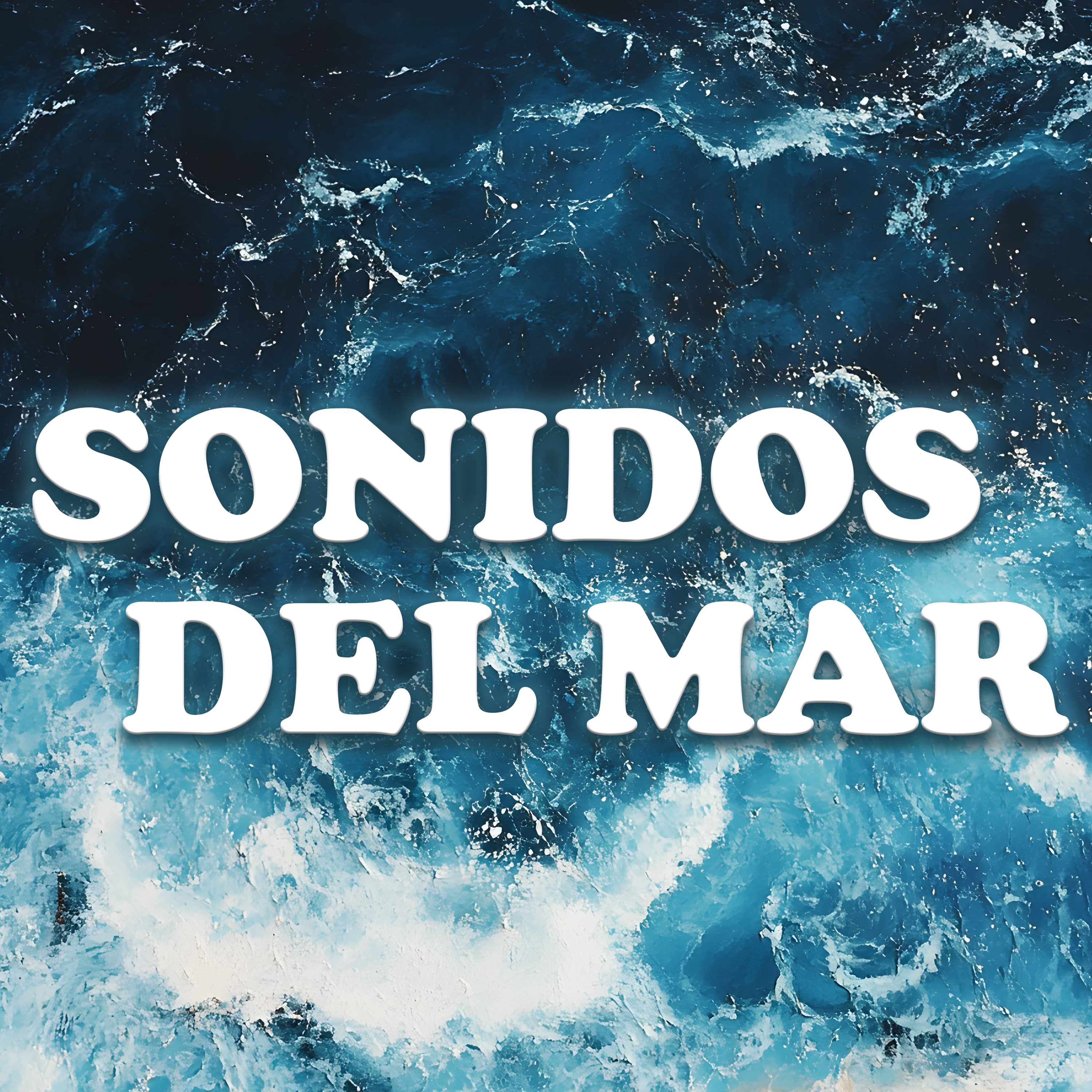 Paz Profunda con Olas Rompiendo en la Orilla