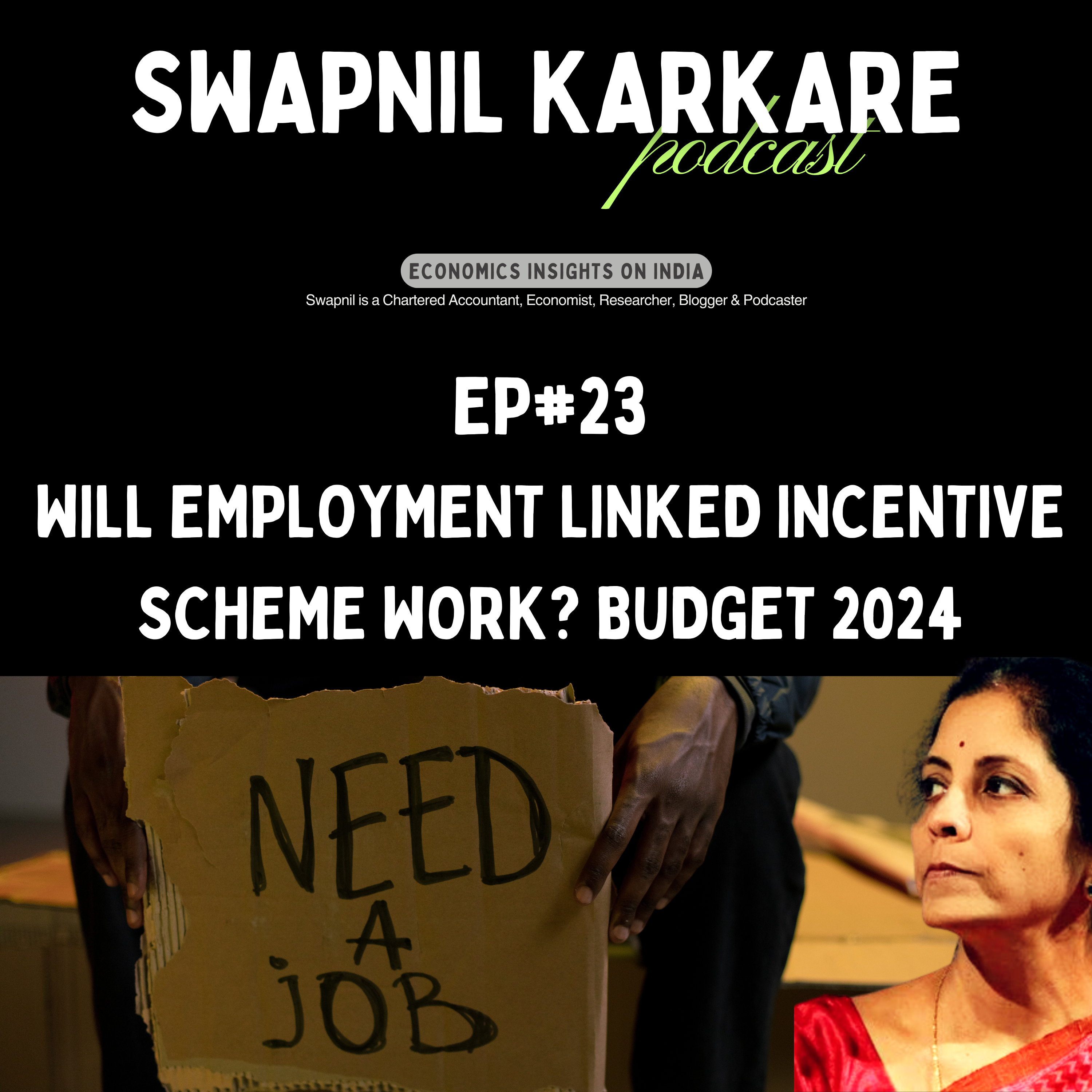 How FM Tackled Unemployment? | Will Employment Linked Incentive Scheme Work? #Budget2024 episode artwork