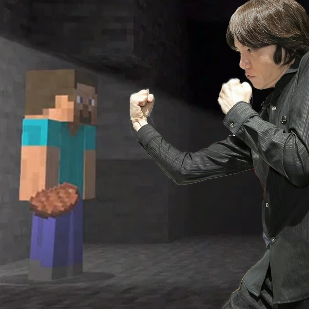 Minecraft Steve crushes Sakurai's Spirits - Send News #32