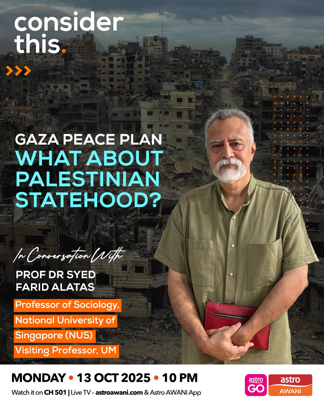 Consider This: Gaza Peace Plan — What About Palestinian Statehood