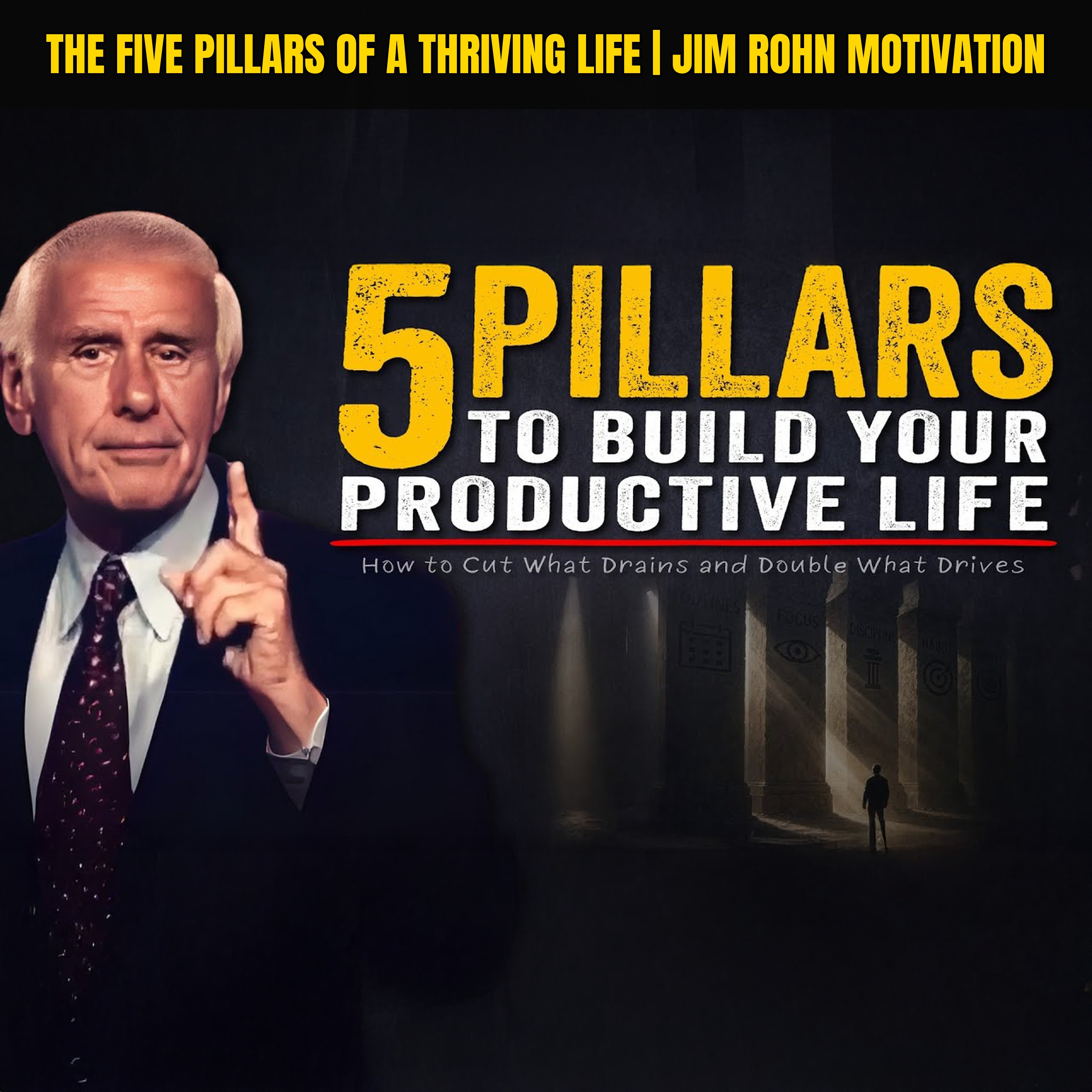 The Five Pillars of a Thriving Life | Jim Rohn Motivation episode artwork