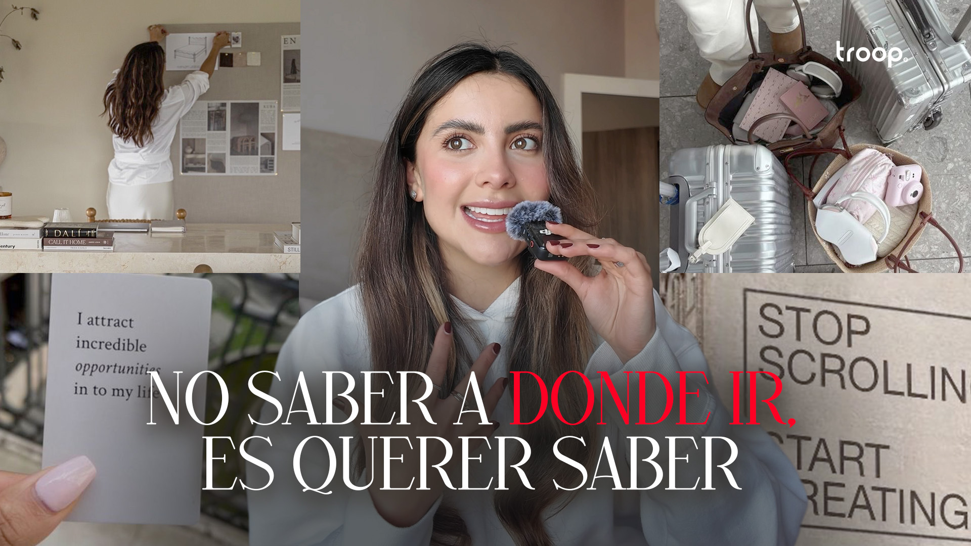 No saber a dónde ir, es querer saber, la ruina es el camino a la transformación