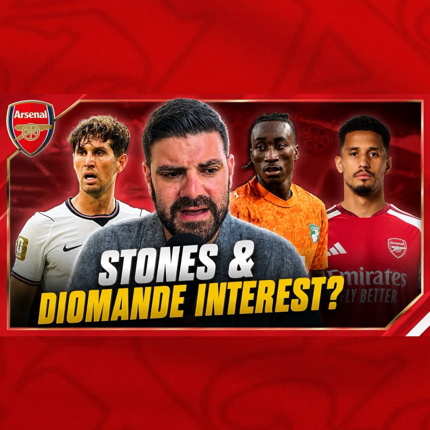 Arsenal consider Stones move after Saliba ruled out! Diomande enquiry made?