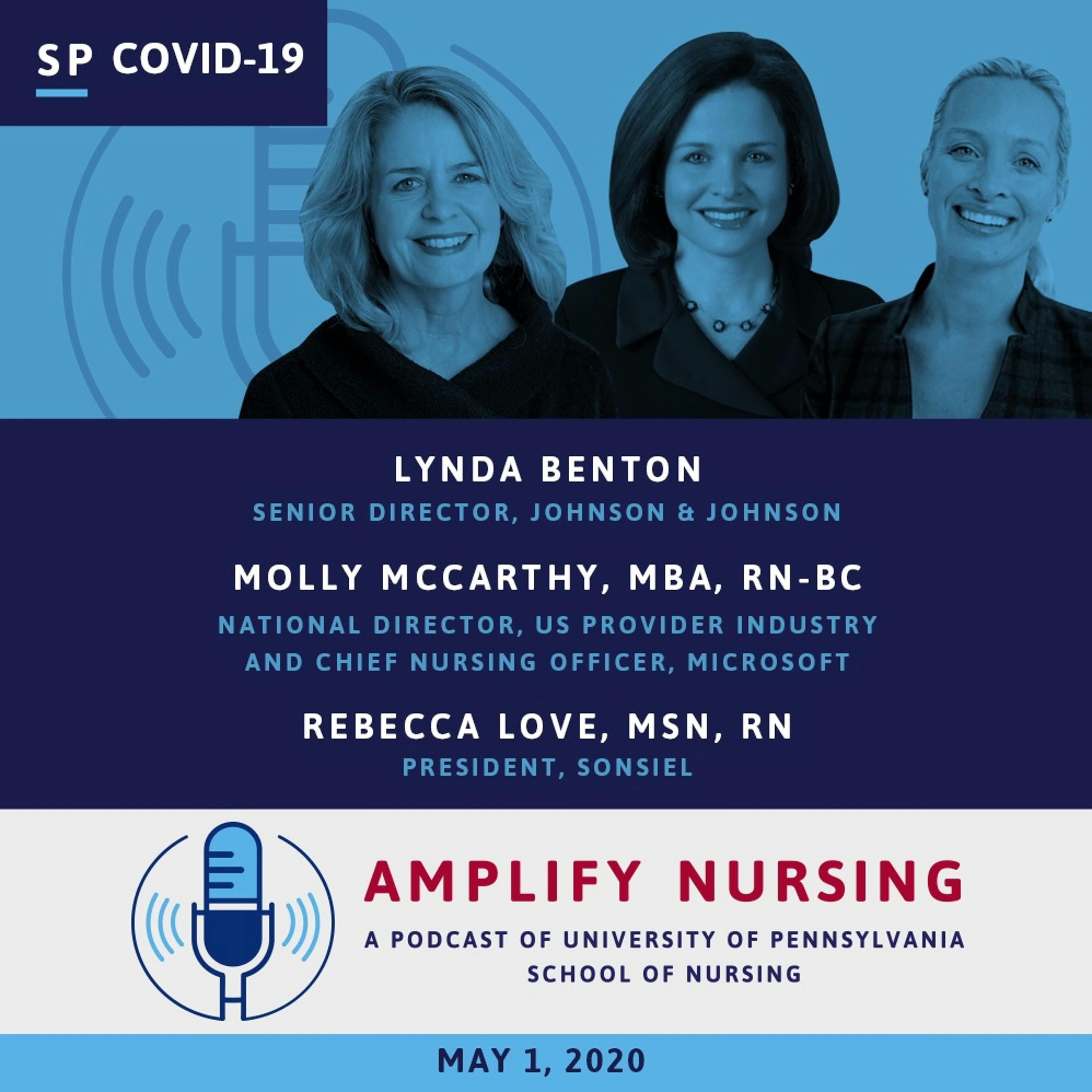 Amplify Nursing Special Episode: Coronavirus 6: Lynda Benton, Molly McCarthy, & Rebecca Love