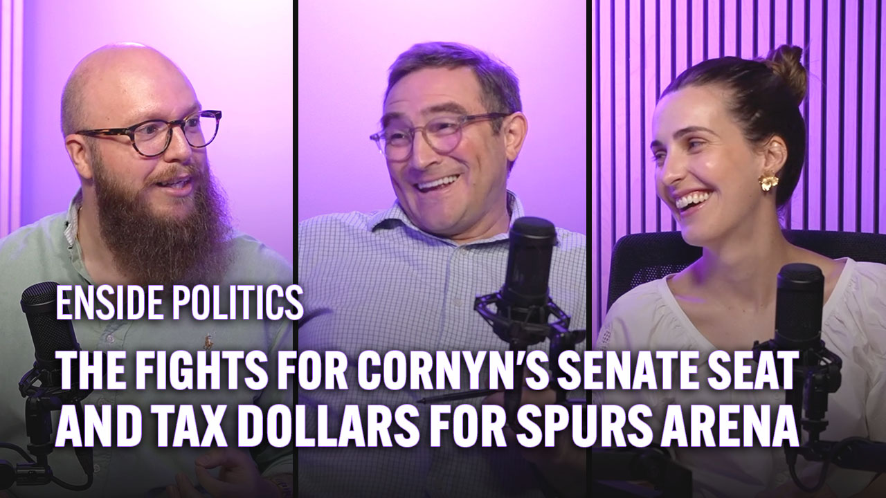 The fights for Cornyn's Senate seat and tax dollars for Spurs arena | ENside Politics episode artwork