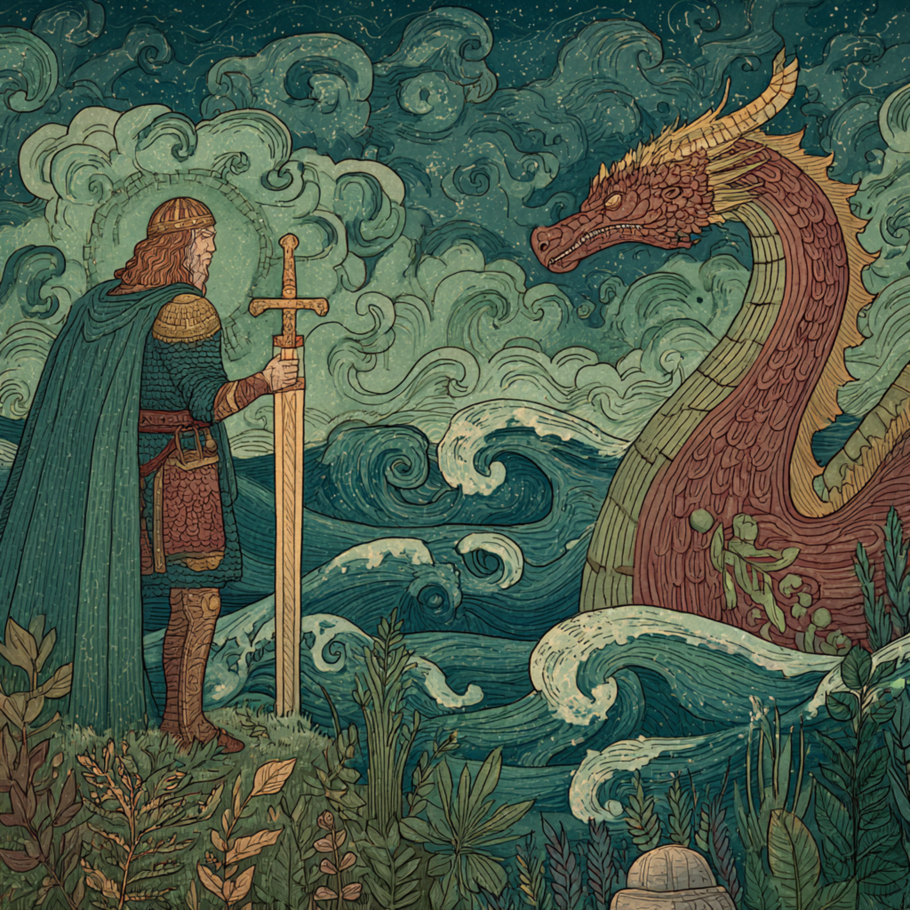 Norse Mythology - The Sword Gram and the Dragon Fafnir