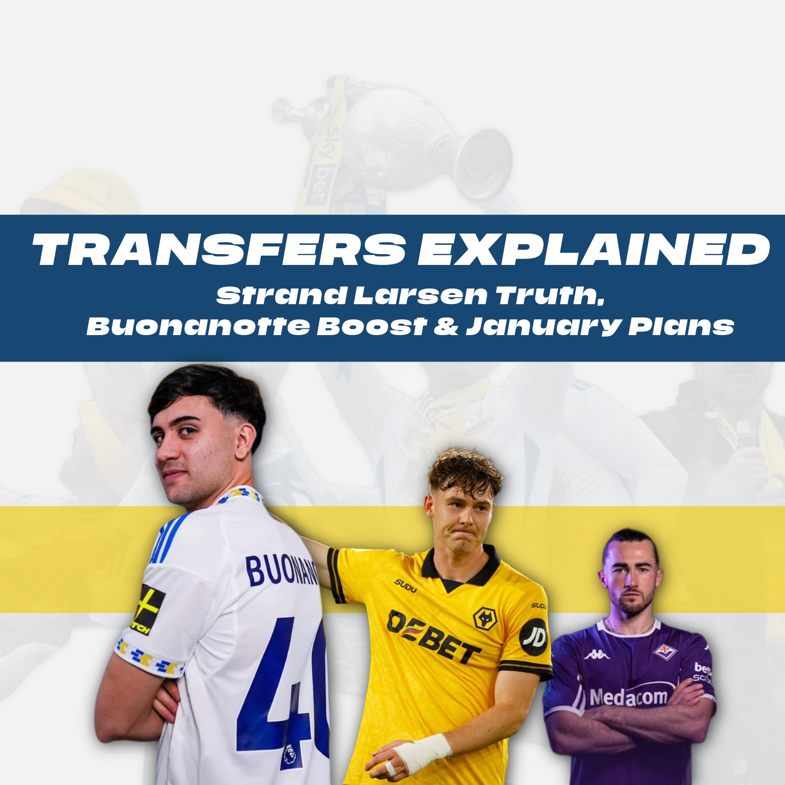 Leeds Transfers Explained | Strand Larsen Truth, Buonanotte Boost & January Plans