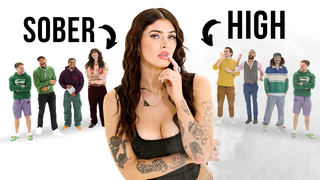 Blind Dating 7 Guys Before and After They Get High episode artwork