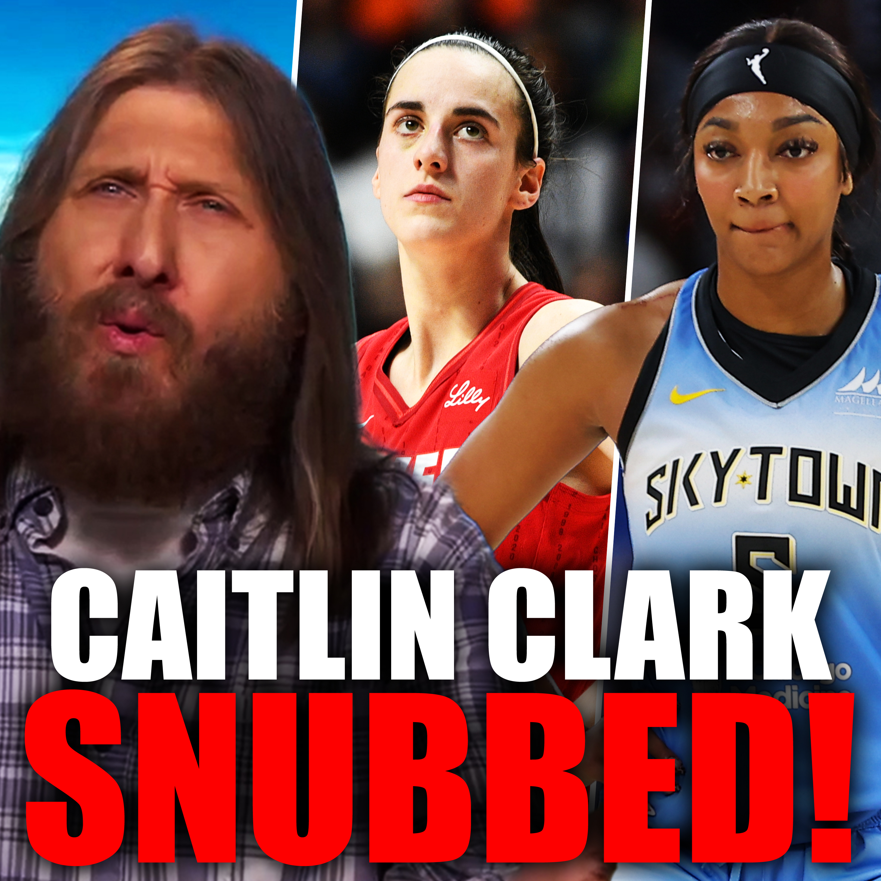 Petty Angel Reese Fan Keeps Caitlin Clark From Unanimous Rookie Of The Year episode artwork