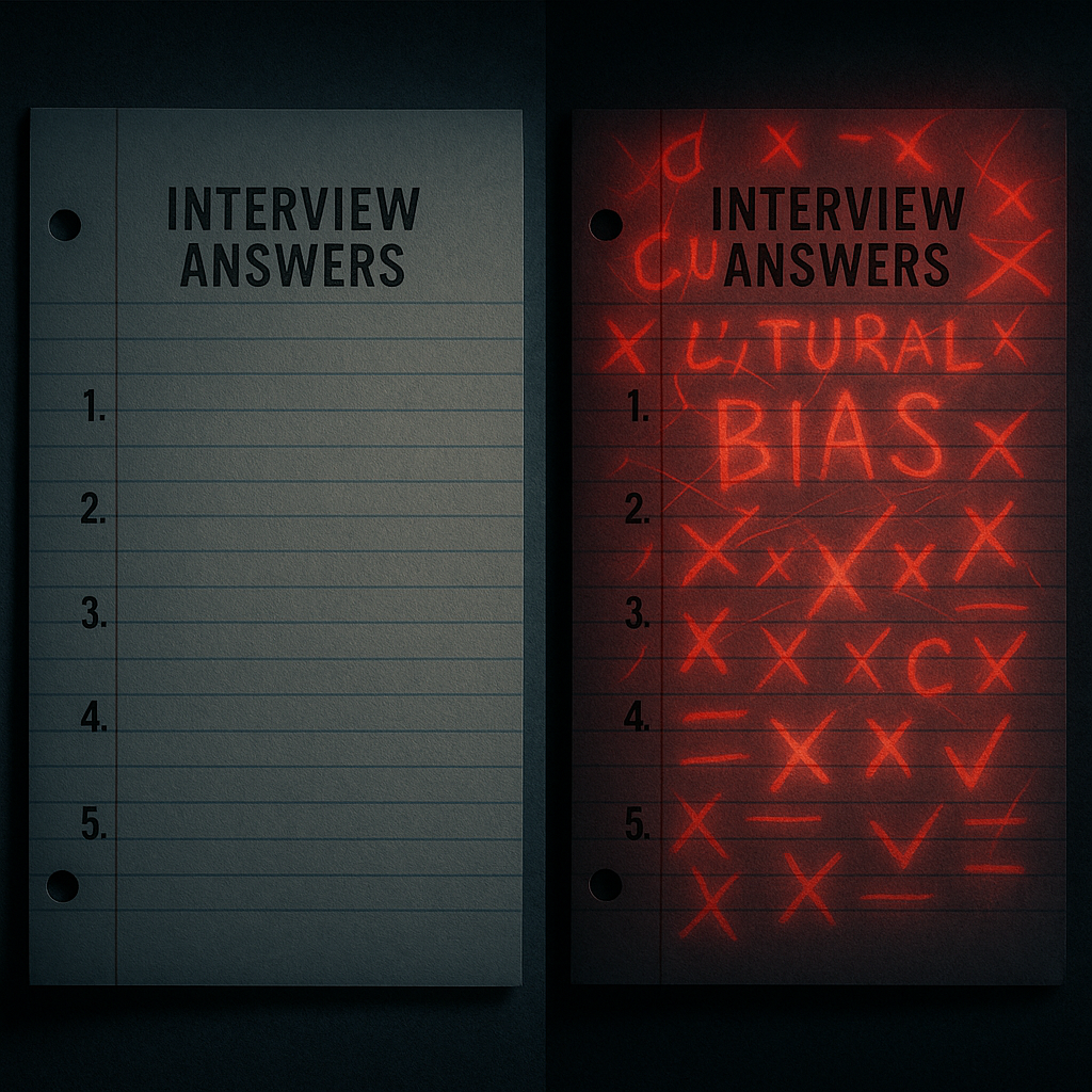 Same Answers, Different Scores: The Hidden Bias in AI Hiring