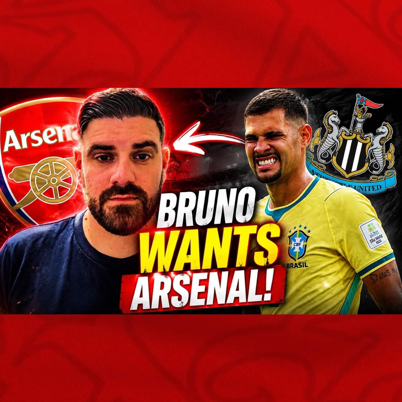 Bruno Guimaraes informs Newcastle he wants Arsenal move!