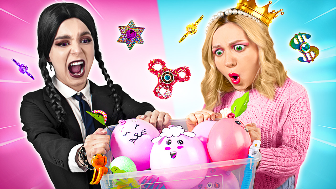 Rich vs Broke Fidget Toys: DIY From Trash!