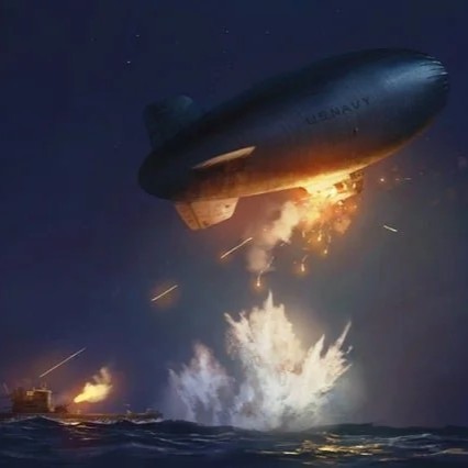 Dirigibili USA a caccia di sommergibili tedeschi - AperiStoria #264