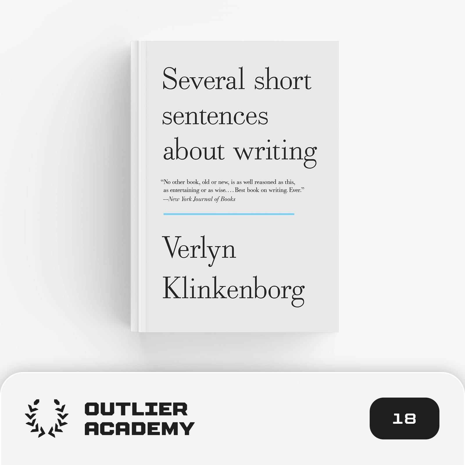 Replay: #18 Several Short Sentences About Writing: A Masterclass on Becoming a Better Writer | Verlyn Klinkenborg, Author & Yale Professor Image