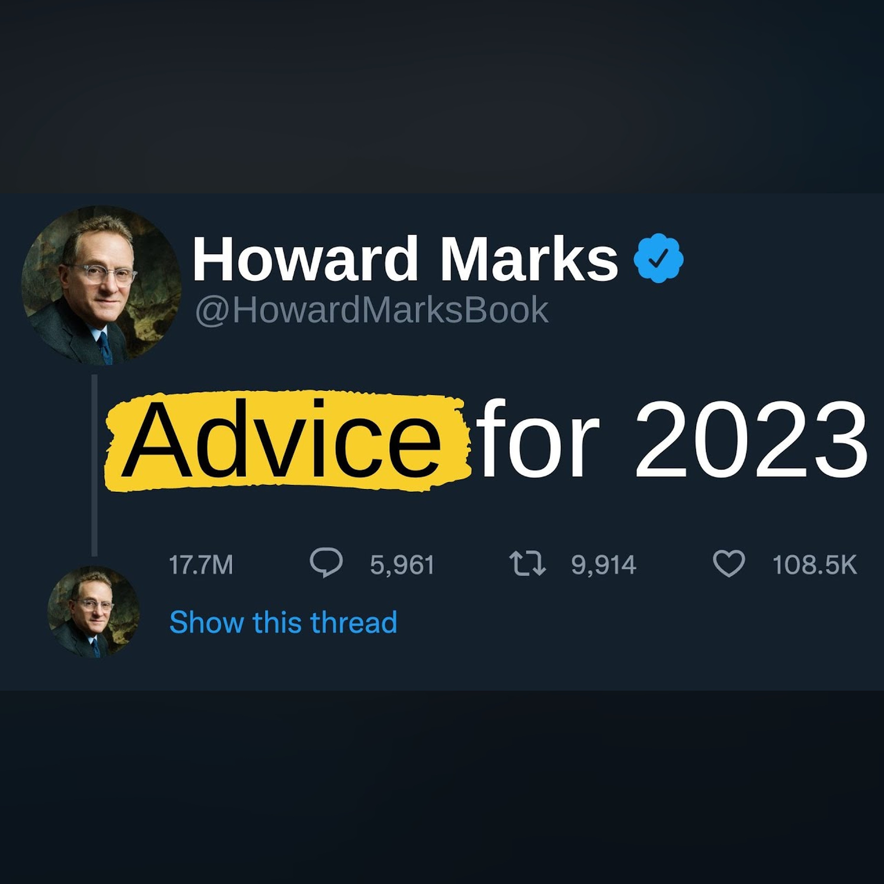 Howard Marks Explains How To Invest in 2023
