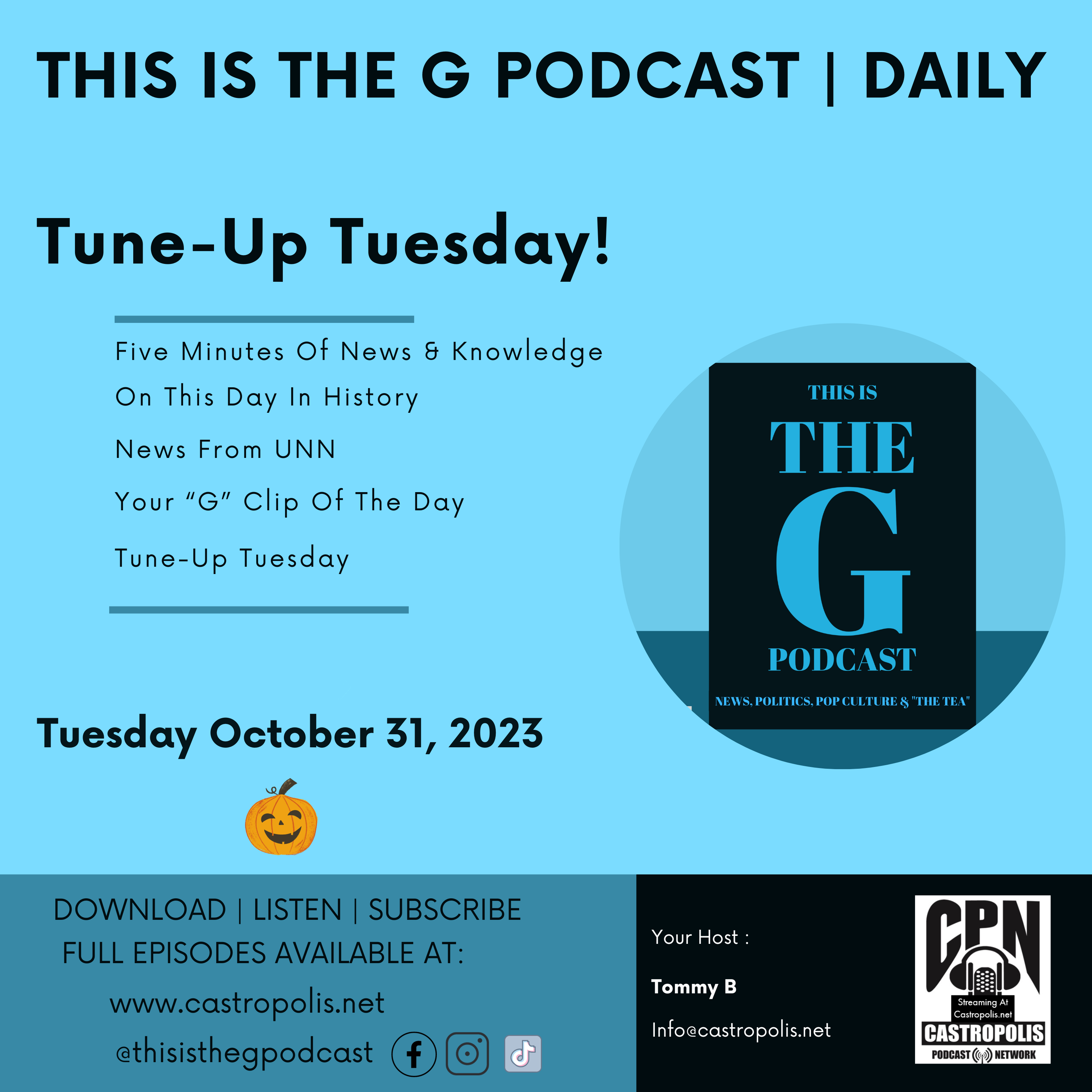 This Is The G Podcast Daily October 31, 2023 episode artwork