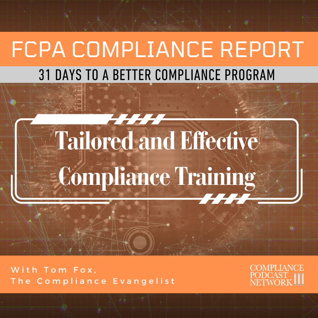 Day 16 - Effective and Tailored Compliance Training