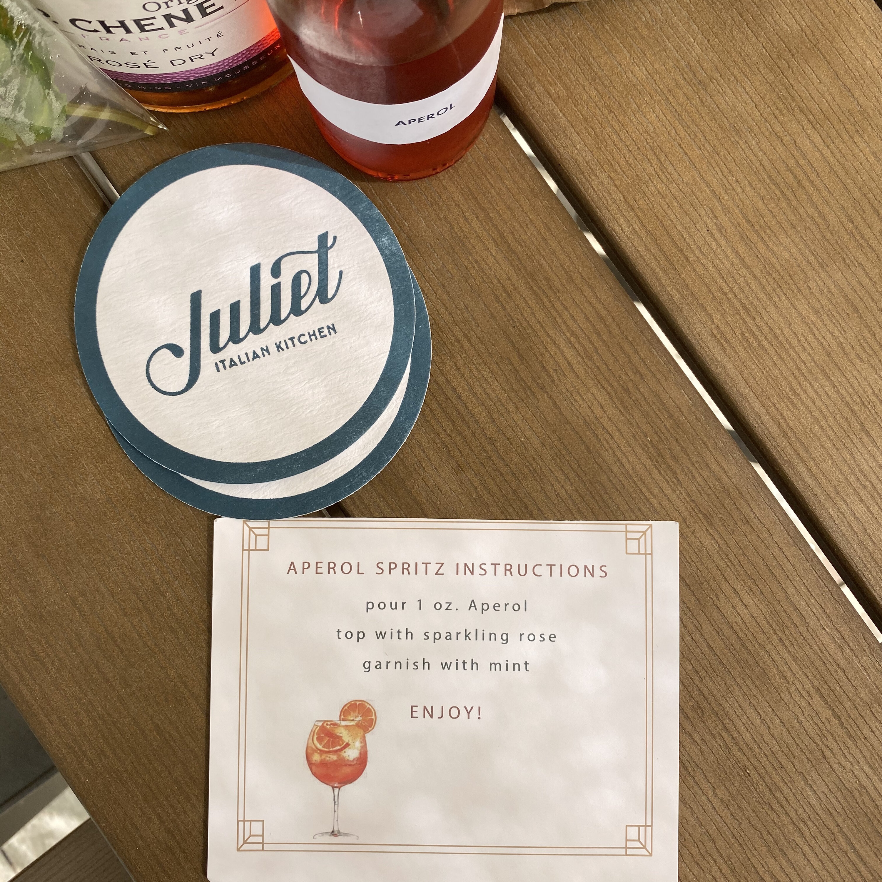 Quarantini Unconfidential 4: Aperol Spritz Kit from Juliet Italian Kitchen episode artwork