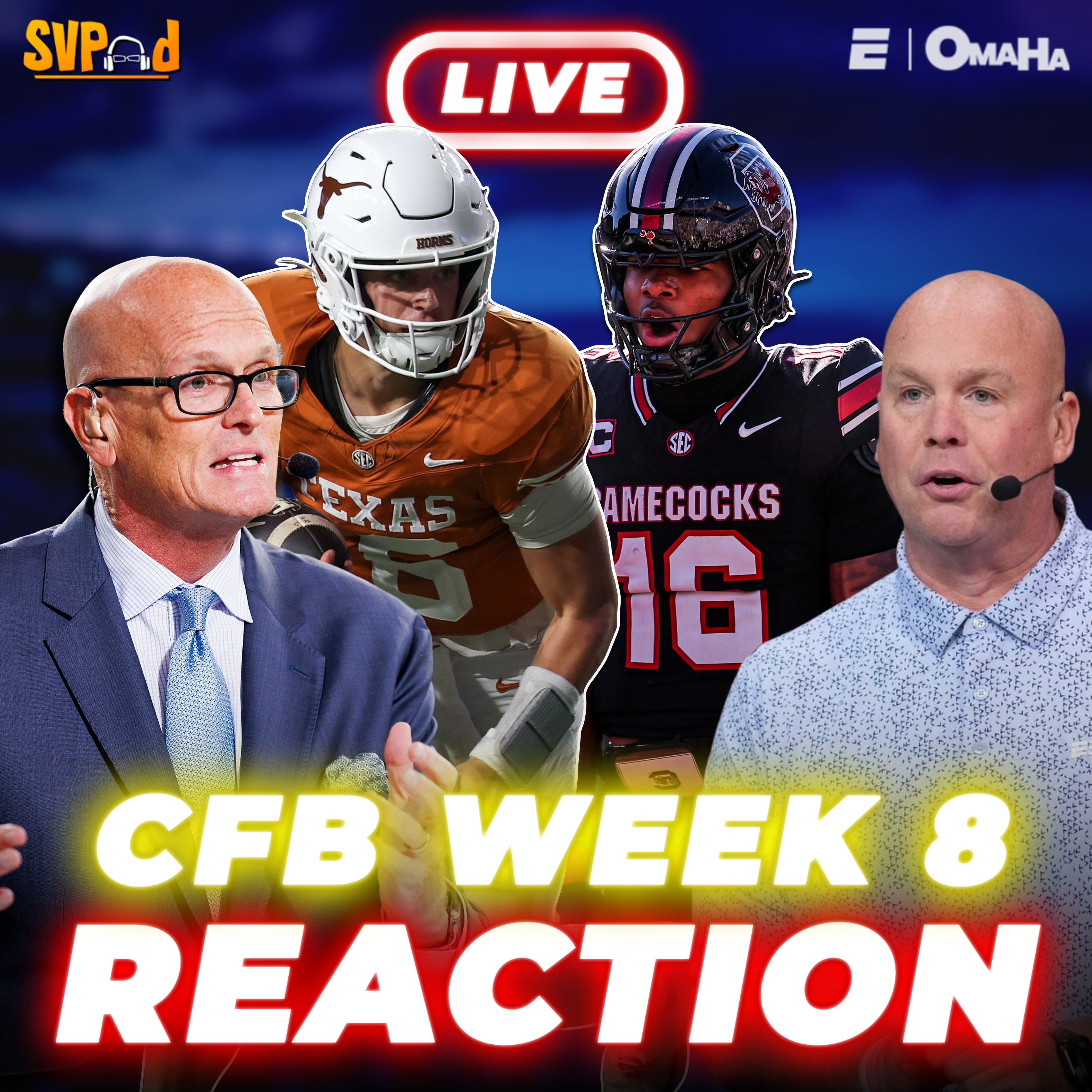 SVPod: Week 8 REACTION! Texas OUTLASTS Ole Miss, BYU, Texas Tech & Tennessee fall