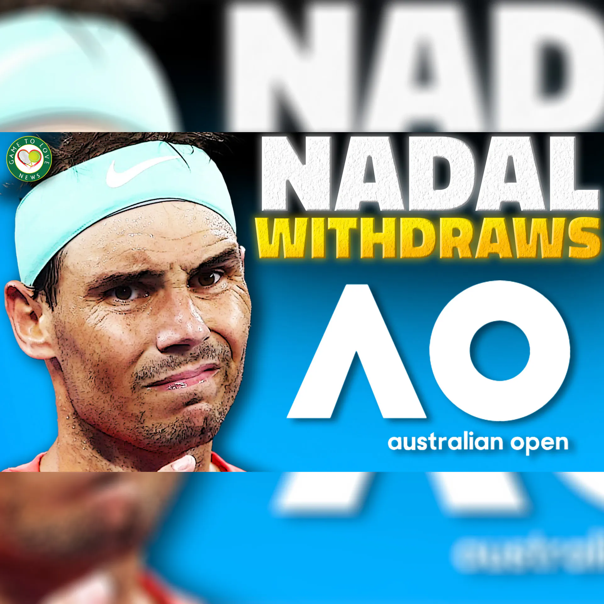 Nadal WITHDRAWS from Australian Open 2024 | GTL Tennis News