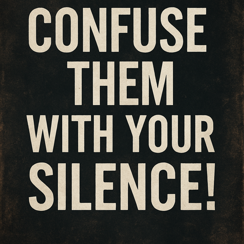Confuse Them With Your Silence!  - Powerful Motivational  for Success