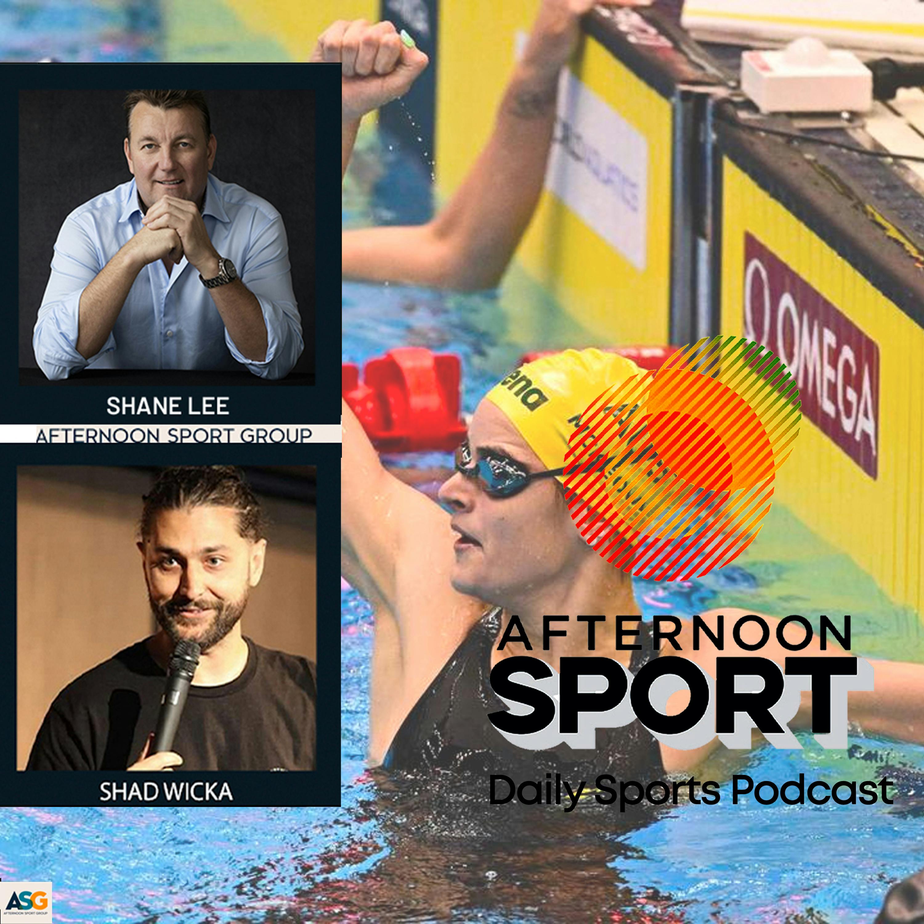 26th July Shane Lee & Shad Wicka: Women’s World Cup, Sam Kerr will play, gold for Kaylee McKeown, Australia coach McDonald is very quiet, NRL media boycott + more!