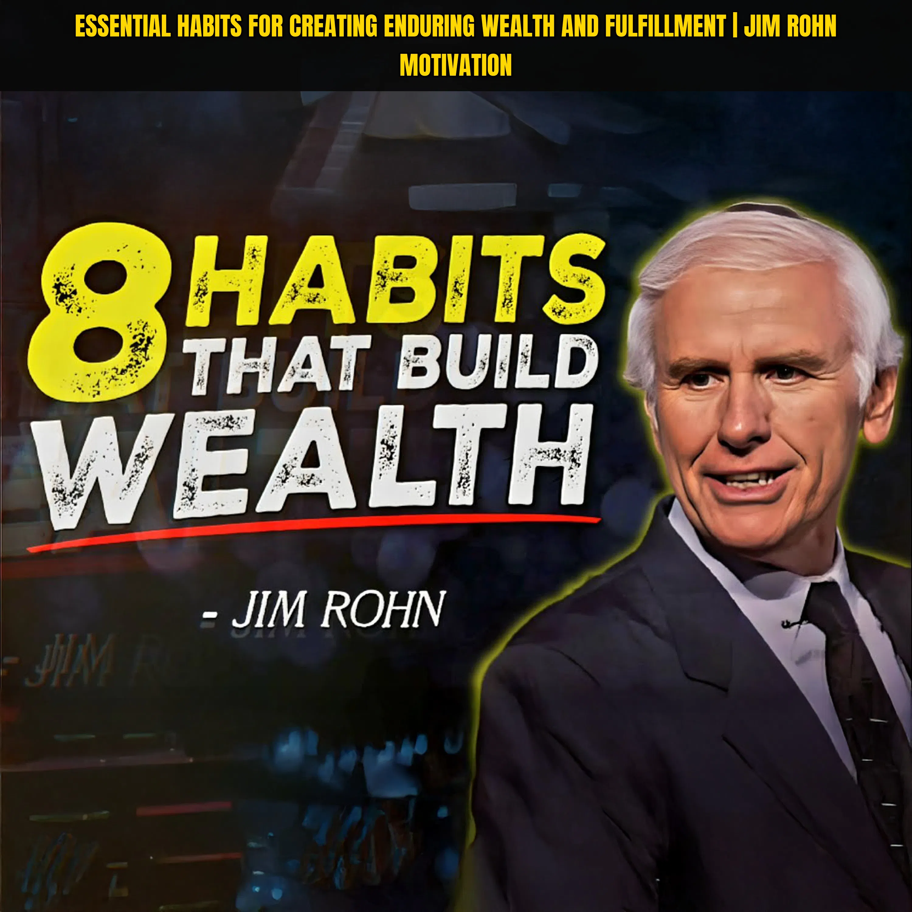 Essential Habits for Creating Enduring Wealth and Fulfillment | Jim Rohn Motivation