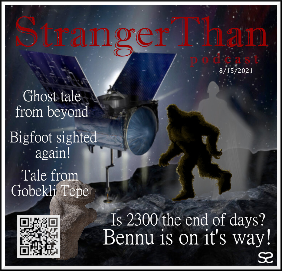 Gobekli Tepe/Bigfoot/Bennu/Ghosts episode artwork