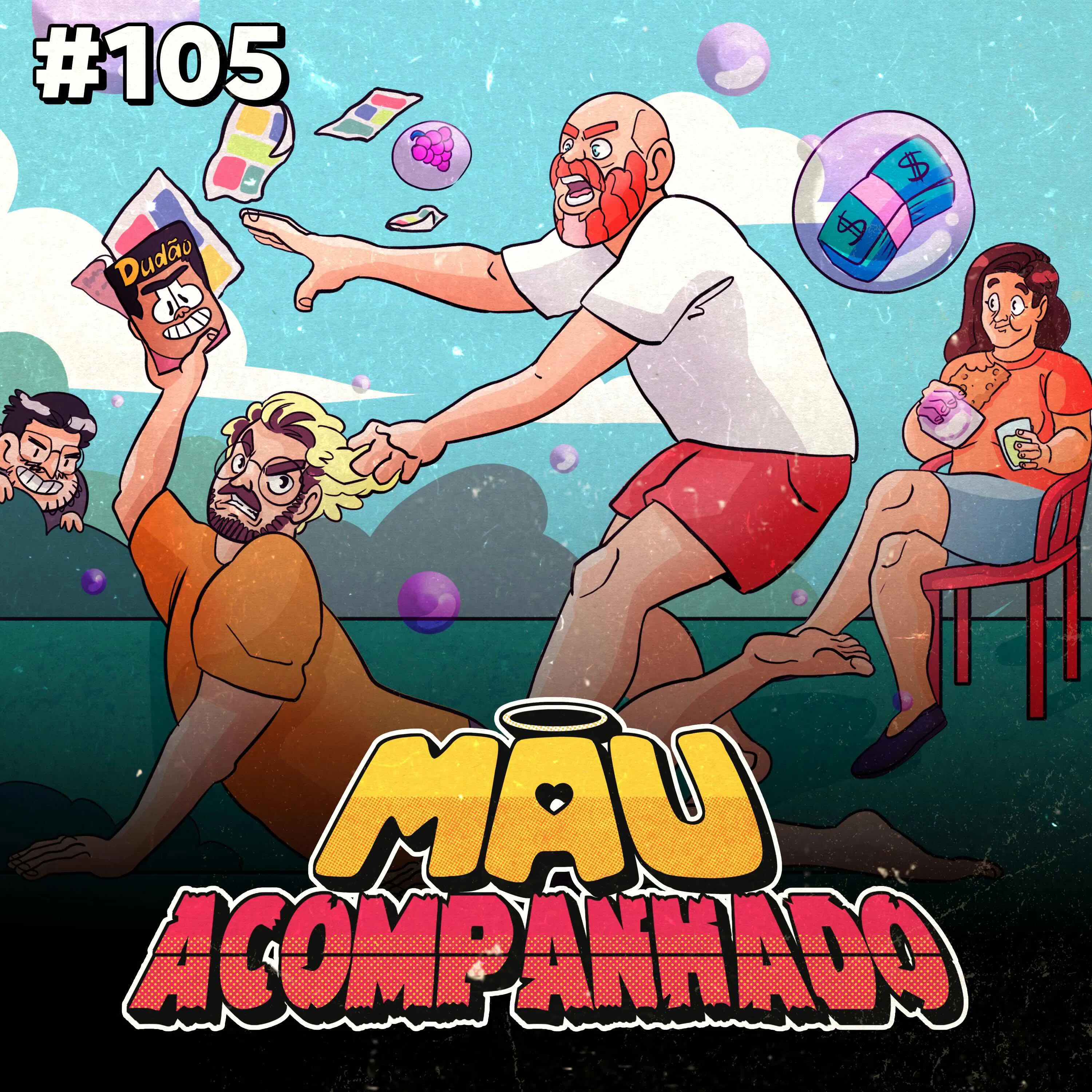 Mau Falado 105 - Um gibi, um pastel, um caldo de cana e uma framboesa