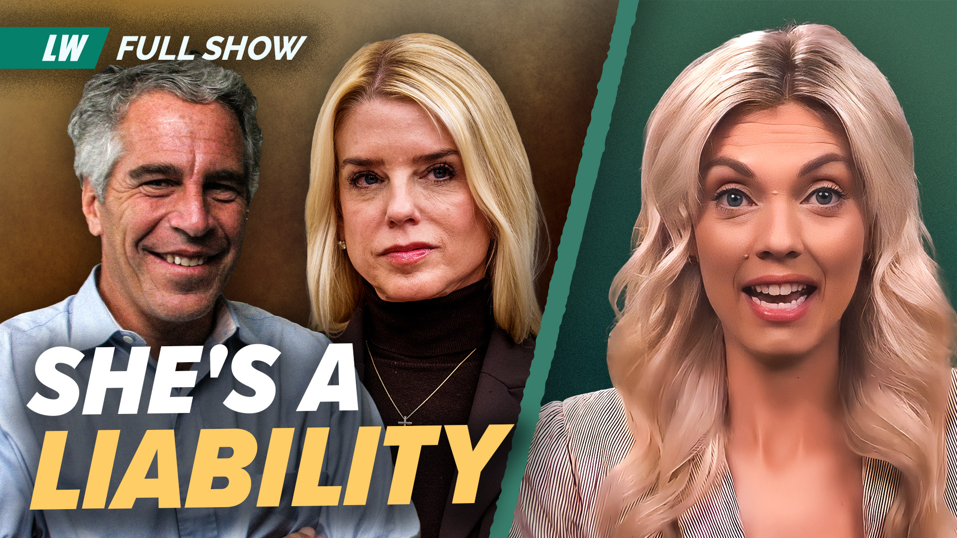 EMERGENCY LIVE: Firing Pam Bondi