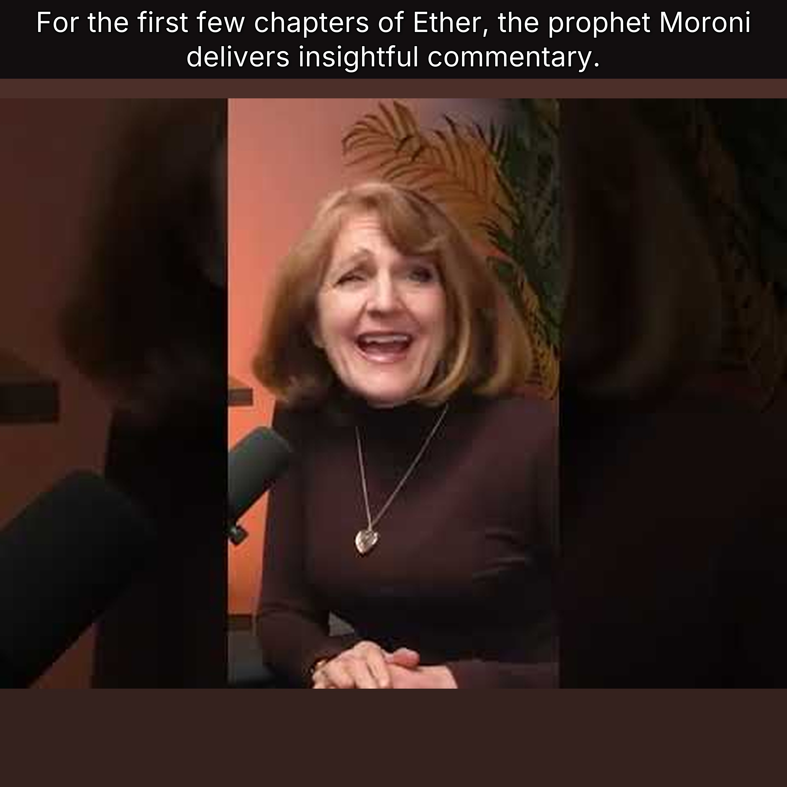 For the first few chapters of Ether, the prophet Moroni delivers insightful commentary. episode artwork