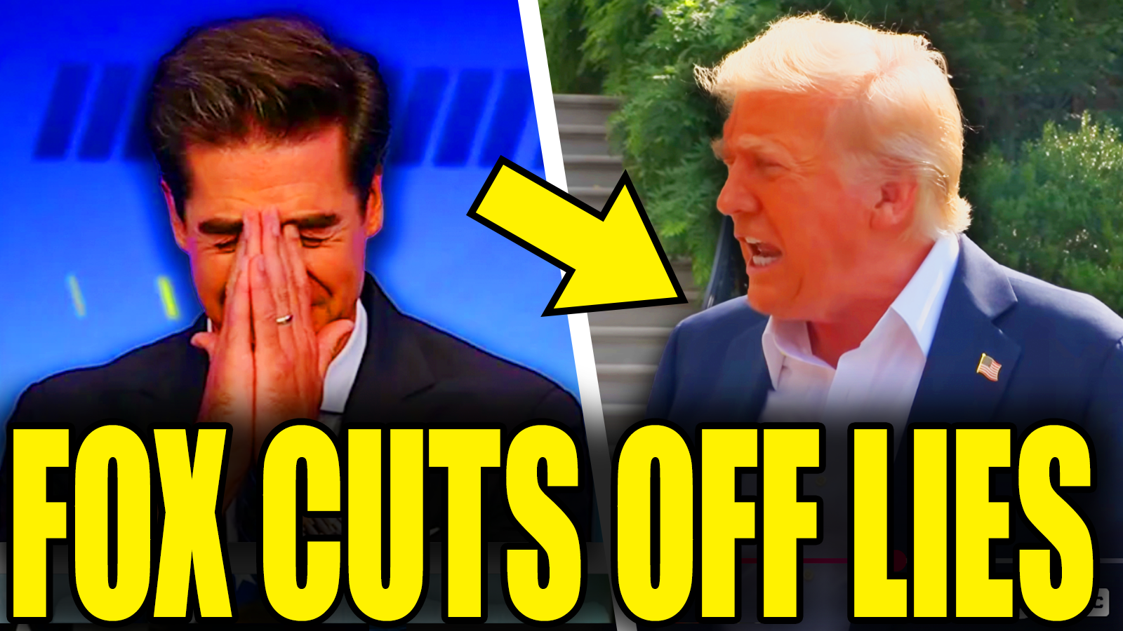 Fox Shuts Down Yelling Trump Over War Lie As He Admits Defeat episode artwork