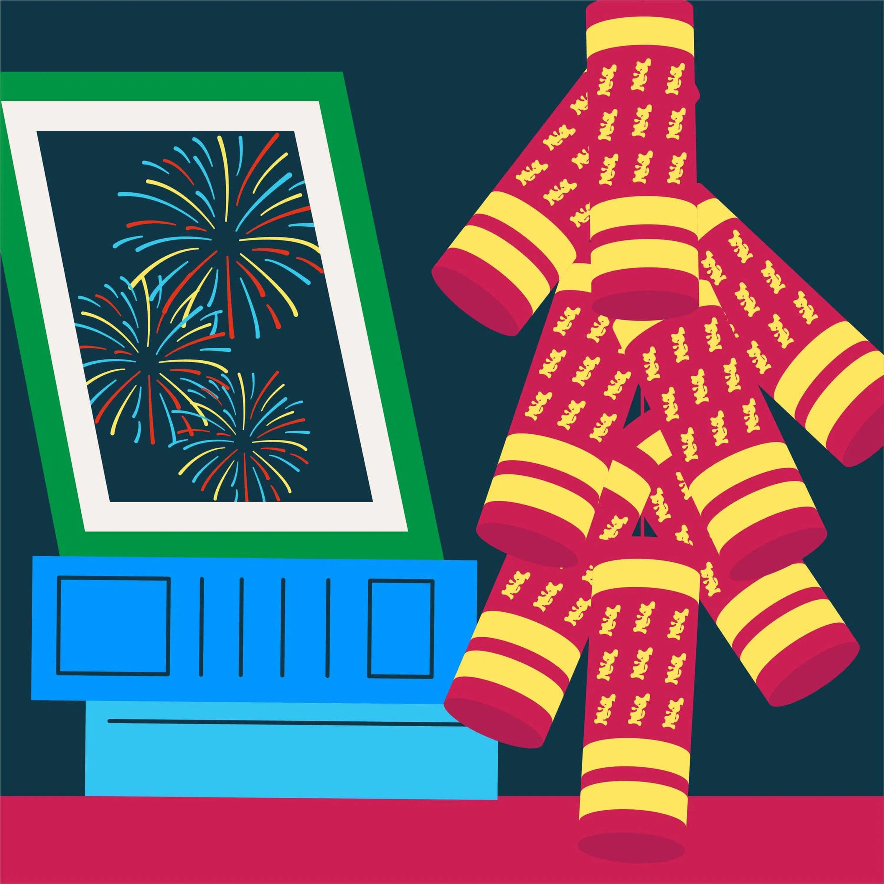 OOO, AHHHH! The history of fireworks episode artwork