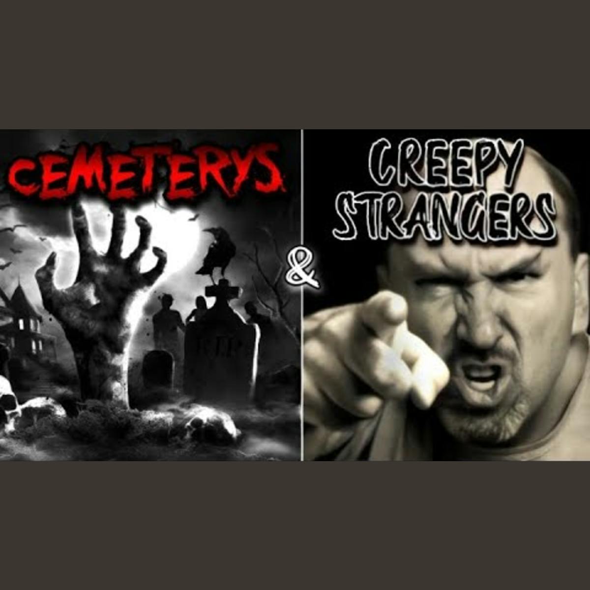 True Cemetery and Eerie Stranger Stories with Rain Sounds