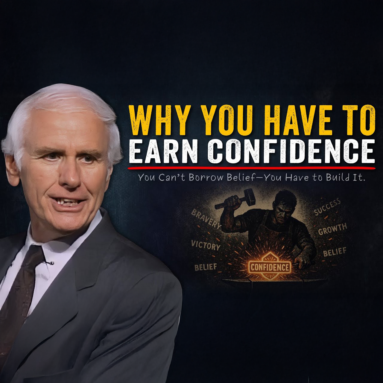 The Principle of Earned Confidence | Jim Rohn Motivation