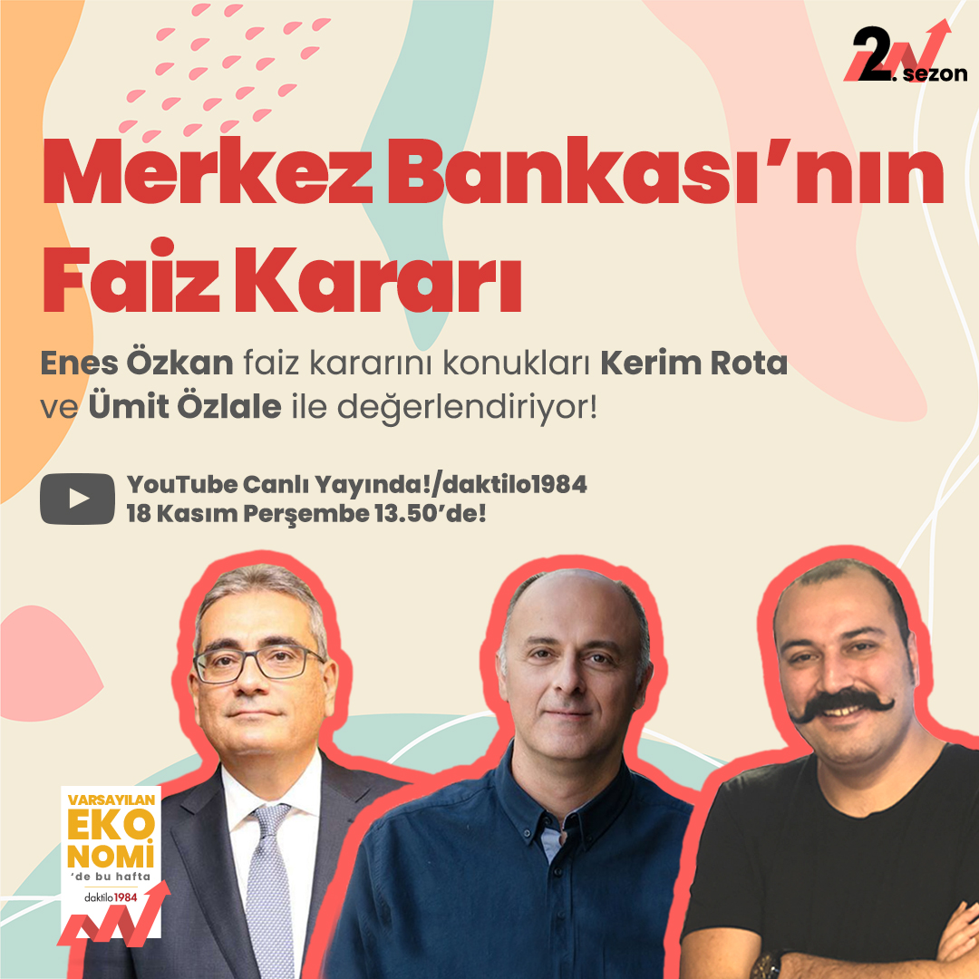 Merkez Bankası'nın Faiz Kararı | Enes Özkan & Ümit Özlale & Kerim Rota | Varsayılan Ekonomi episode artwork