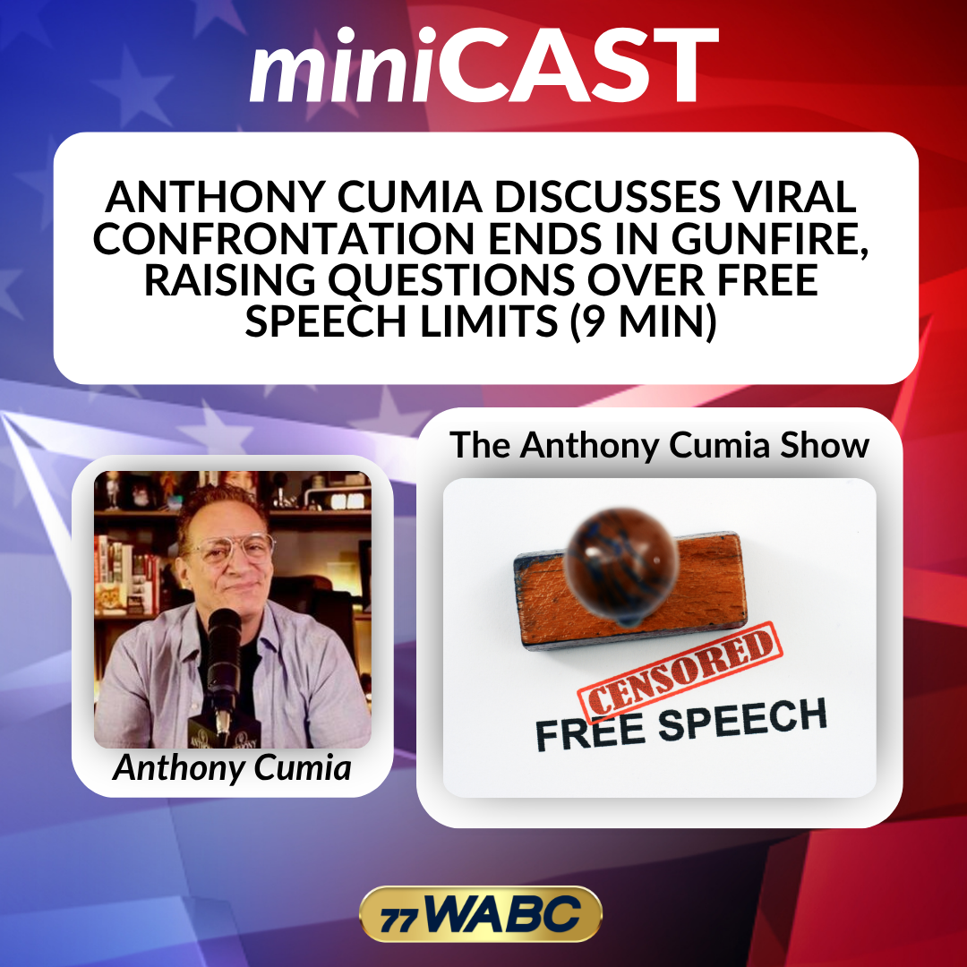Anthony Cumia Discusses Viral Confrontation Ends in Gunfire, Raising Questions Over Free Speech Limits (9 Min)