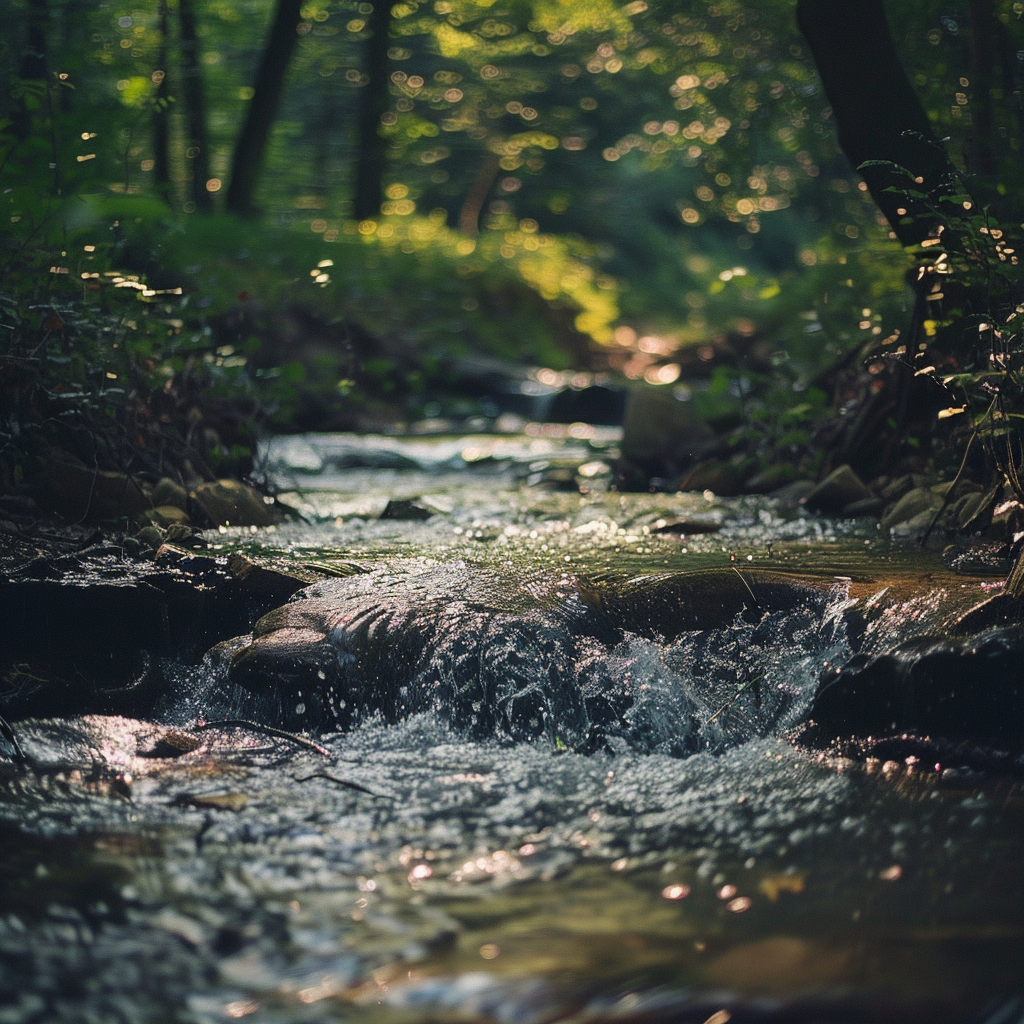 Gentle Stream Sounds | Relaxing Stream Sounds use for Relaxation, Sleep, insomnia