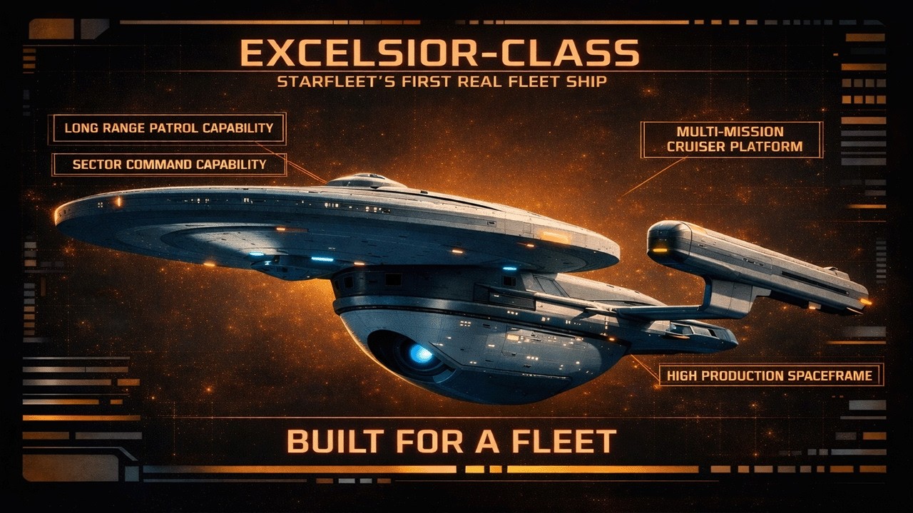 Excelsior-Class - Starfleet’s First Real Fleet Ship episode artwork