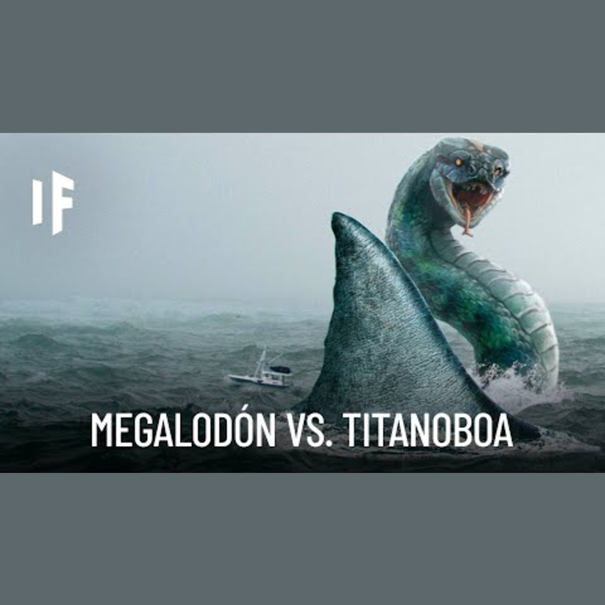 ¿Qué pasaría si un megalodón se enfrentara a una titanoboa? episode artwork